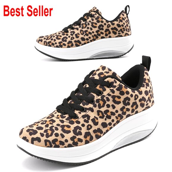 Platform Sneakers Slip Resistant Work Shoes Comfortable Walking